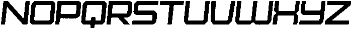 Croxed Rough Italic otf (400) Font LOWERCASE