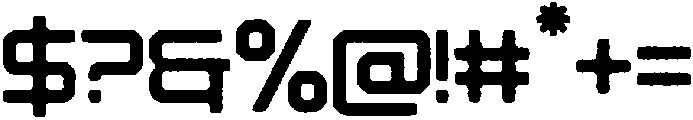 Croxed Rounded Angular otf (400) Font OTHER CHARS