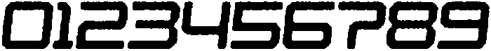 Croxed Rounded Eroded Italic otf (400) Font OTHER CHARS