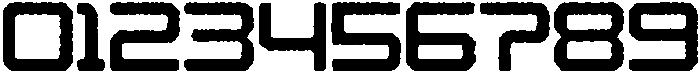 Croxed Rounded Eroded otf (400) Font OTHER CHARS