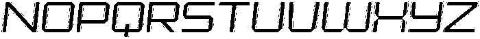 Croxed Rounded Inline Italic otf (400) Font UPPERCASE