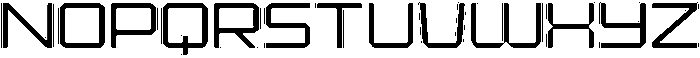 Croxed Rounded Inline otf (400) Font UPPERCASE