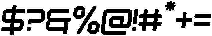 Croxed Rounded Italic otf (400) Font OTHER CHARS