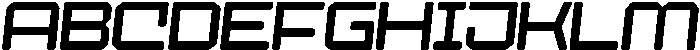 Croxed Rounded Italic otf (400) Font UPPERCASE