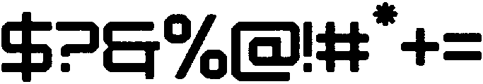 Croxed Rounded Noise otf (400) Font OTHER CHARS