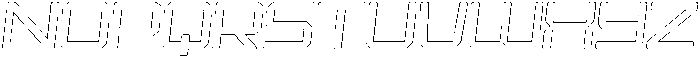 Croxed Rounded Outline Italic otf (400) Font LOWERCASE