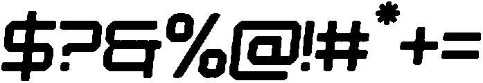 Croxed Rounded Pencil Italic otf (400) Font OTHER CHARS
