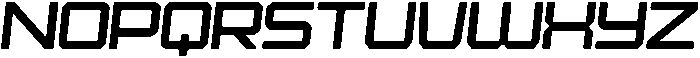 Croxed Rounded Pencil Italic otf (400) Font UPPERCASE
