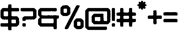 Croxed Rounded Rough otf (400) Font OTHER CHARS