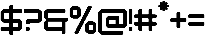 Croxed Rounded otf (400) Font OTHER CHARS