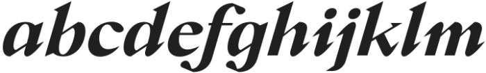 Crucial Bold Italic otf (700) Font LOWERCASE