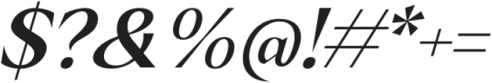 Crucial Medium Italic otf (500) Font OTHER CHARS