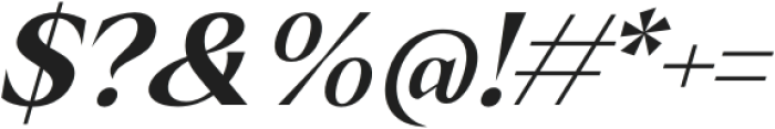 Crucial SemiBold Italic otf (600) Font OTHER CHARS