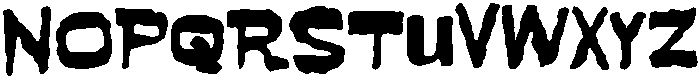 Crucible 667 Regular otf (400) Font UPPERCASE