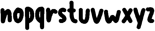 Cruise Regular otf (400) Font LOWERCASE