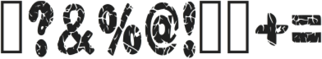 Crumble Regular otf (400) Font OTHER CHARS