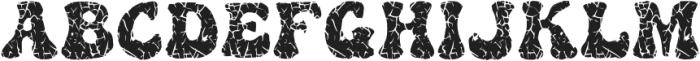 Crumble Regular otf (400) Font UPPERCASE