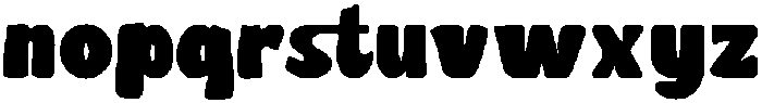Crumfy Regular otf (400) Font LOWERCASE
