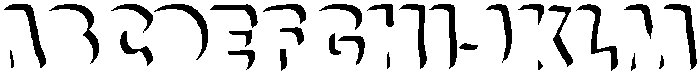 Crumfy Shadow otf (400) Font UPPERCASE