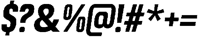 Crushlane Regular otf (400) Font OTHER CHARS