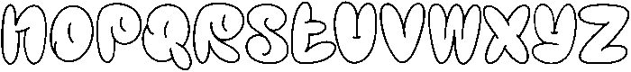 Crustte Bubbly otf (400) Font LOWERCASE