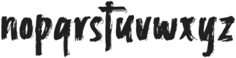 Crustystoned otf (400) Font LOWERCASE