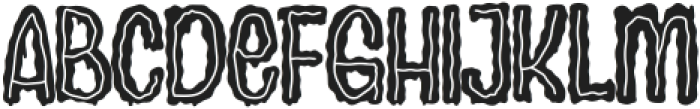 Cryptic Monster Inline otf (400) Font UPPERCASE