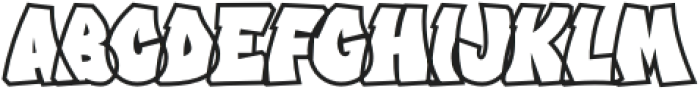 Crysh Graffiti Line otf (400) Font LOWERCASE