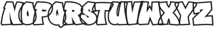 Crysh Graffiti Line otf (400) Font LOWERCASE