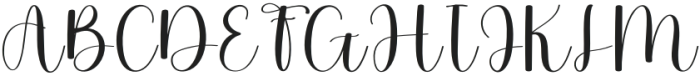 Crystal Christmas Regular otf (400) Font UPPERCASE