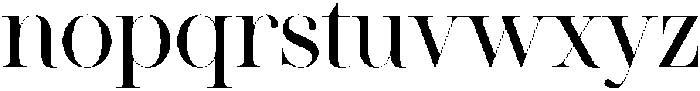 CrystalMirageSerif otf (400) Font LOWERCASE
