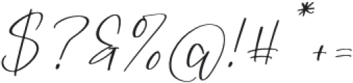 Crystale Jawerly Italic otf (400) Font OTHER CHARS