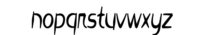 Crackhaus-CondensedRegular Font LOWERCASE