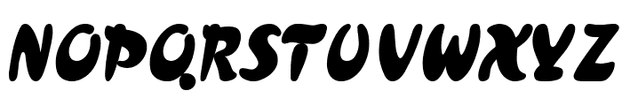 Crest Italic Font UPPERCASE