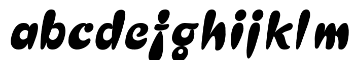 Crest Italic Font LOWERCASE