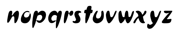 Crest Thin Italic Font LOWERCASE