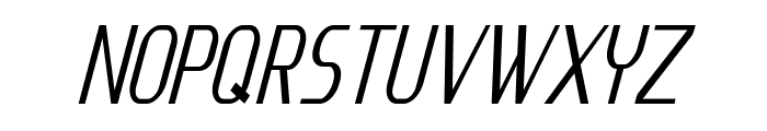 Crevil-CondensedItalic Font UPPERCASE