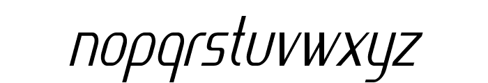 Crevil-CondensedItalic Font LOWERCASE