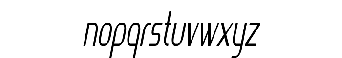 Crevil-ExtracondensedItalic Font LOWERCASE