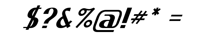 CrevilBlack-Italic Font OTHER CHARS