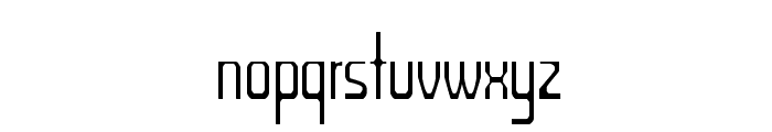 Crevio-CondensedRegular Font LOWERCASE