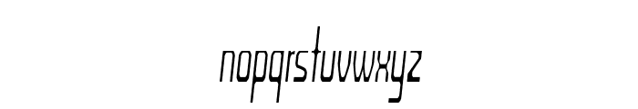 Crevio-ExtracondensedItalic Font LOWERCASE