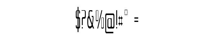 Crevio-ExtracondensedRegular Font OTHER CHARS