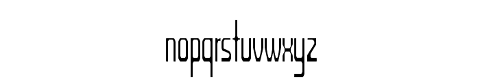 Crevio-ExtracondensedRegular Font LOWERCASE