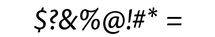 CronosPro-Italic Font OTHER CHARS