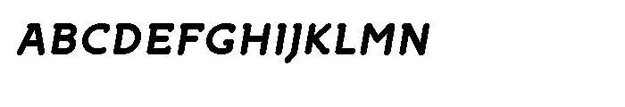 Croog Bold Italic Font UPPERCASE