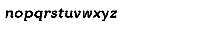 Croog Bold Italic Font LOWERCASE