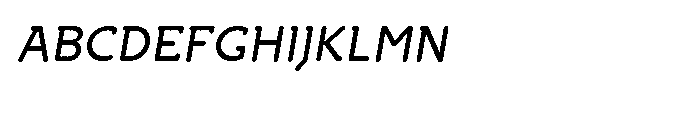 Croog Italic Font UPPERCASE