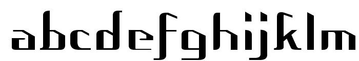 Crook-ExpandedBold Font LOWERCASE