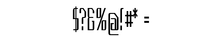 Crook-ExtracondensedBold Font OTHER CHARS